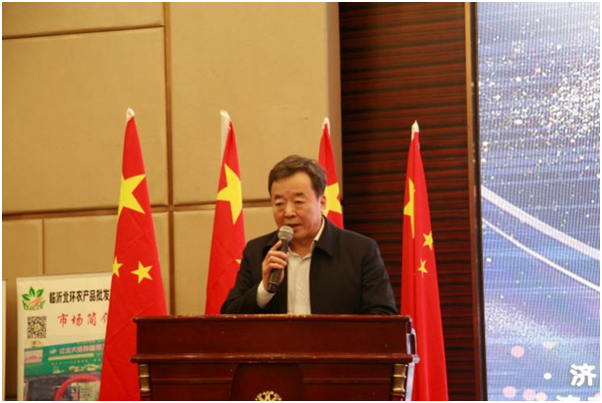 济南市统战部副部长、济南市工商联党组书记张鹏同志致辞。